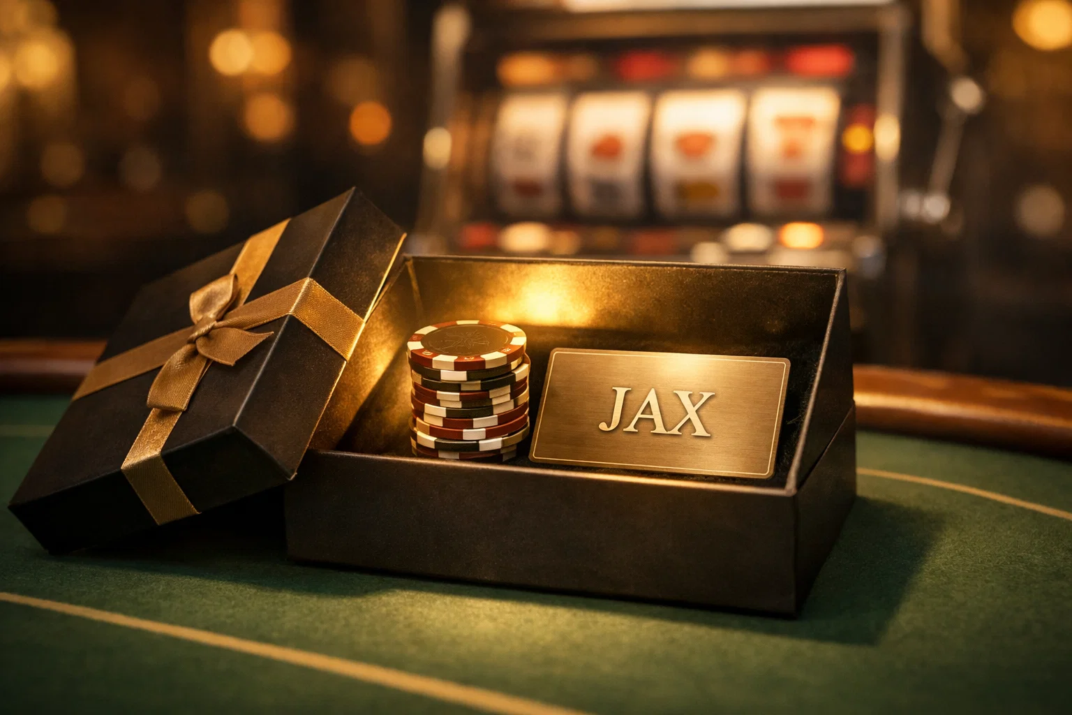 Casino Jax login interface with game selection